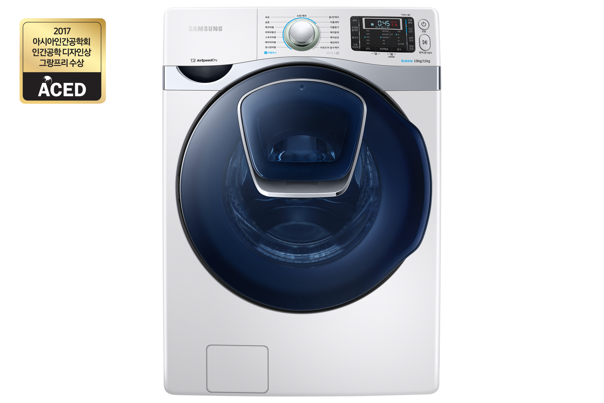 애드워시 19kg 
WD19J9810KW
화이트