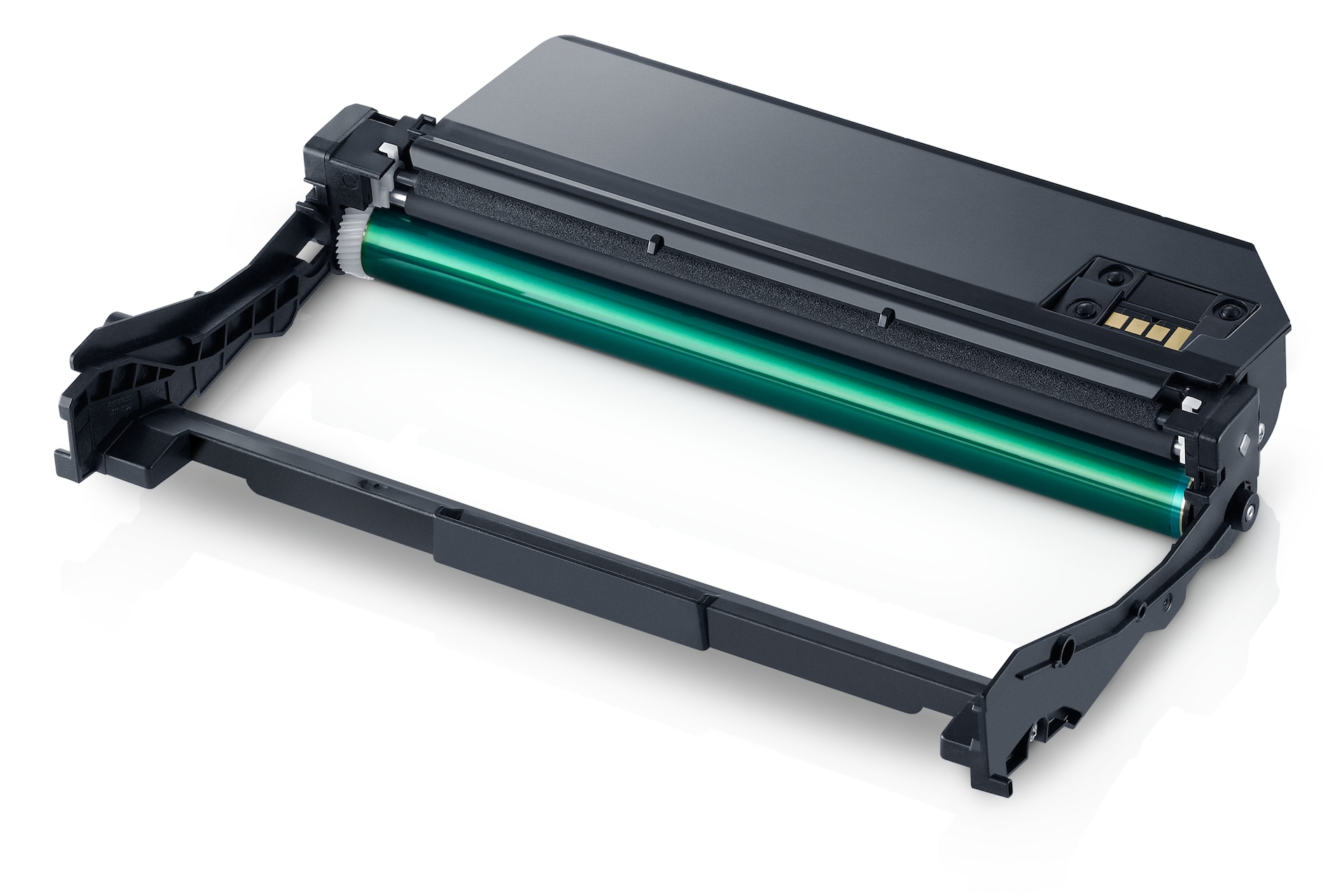 흑백 레이저프린터 드럼 9,000매 블랙 정면 위 60도 왼쪽 15도에서 본 이미지