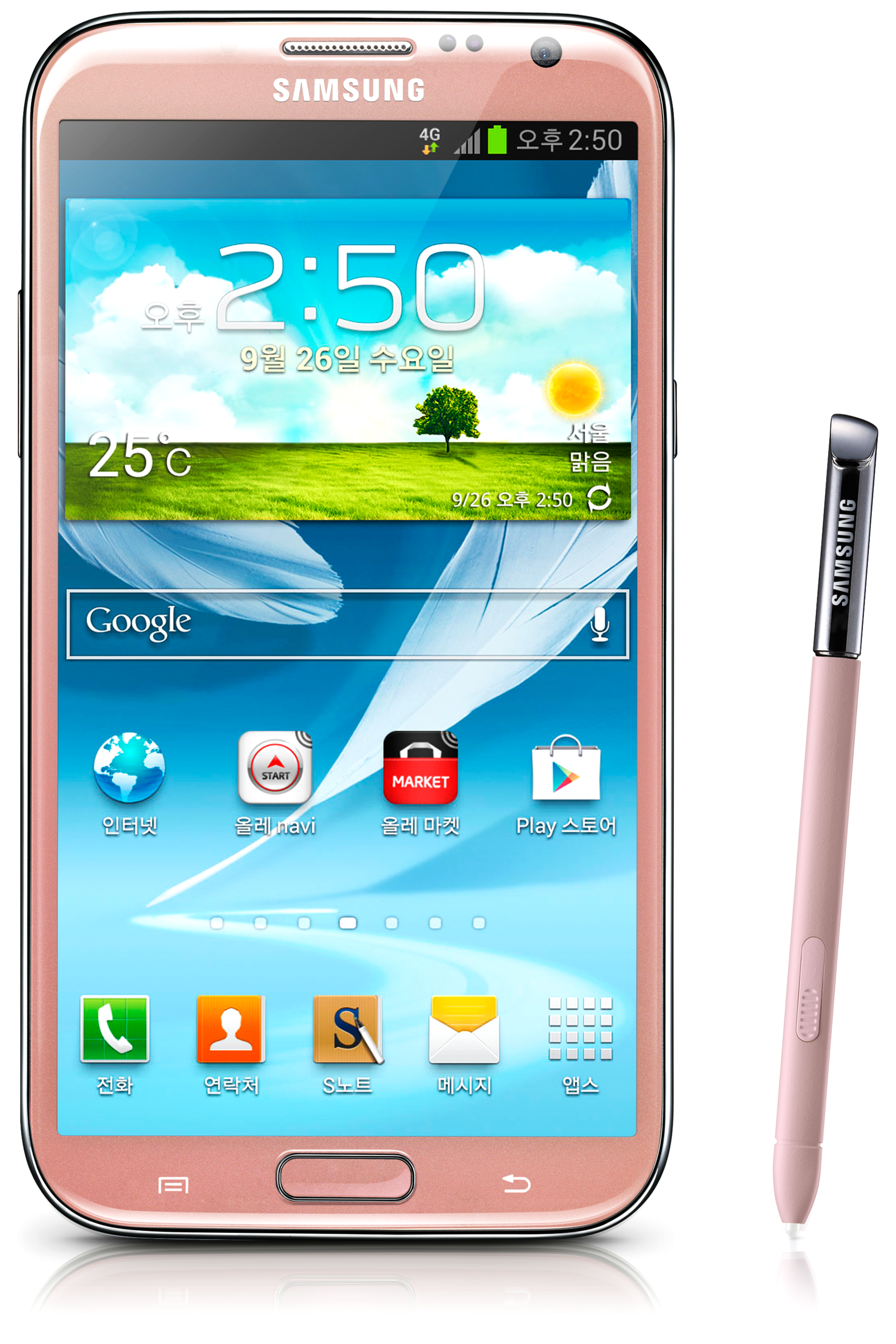 갤럭시 노트 II (핑크)
KT, 약정폰
마샨 핑크