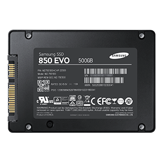 SSD 850 EVO SATA III 2.5 inch 500 GB | MZ-75E500BW | Samsung