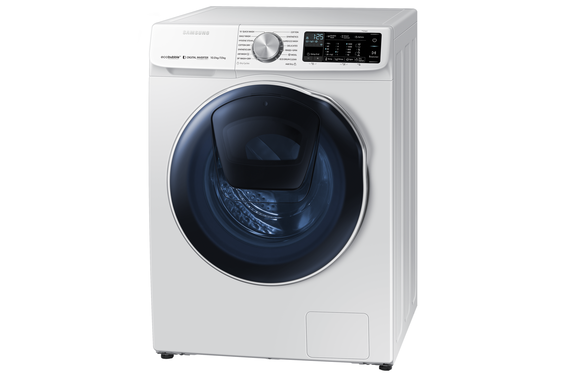 Samsung Front Load Washer Dryer Combo (10kg, 4 Ticks, WD10N64FR2W/SP)