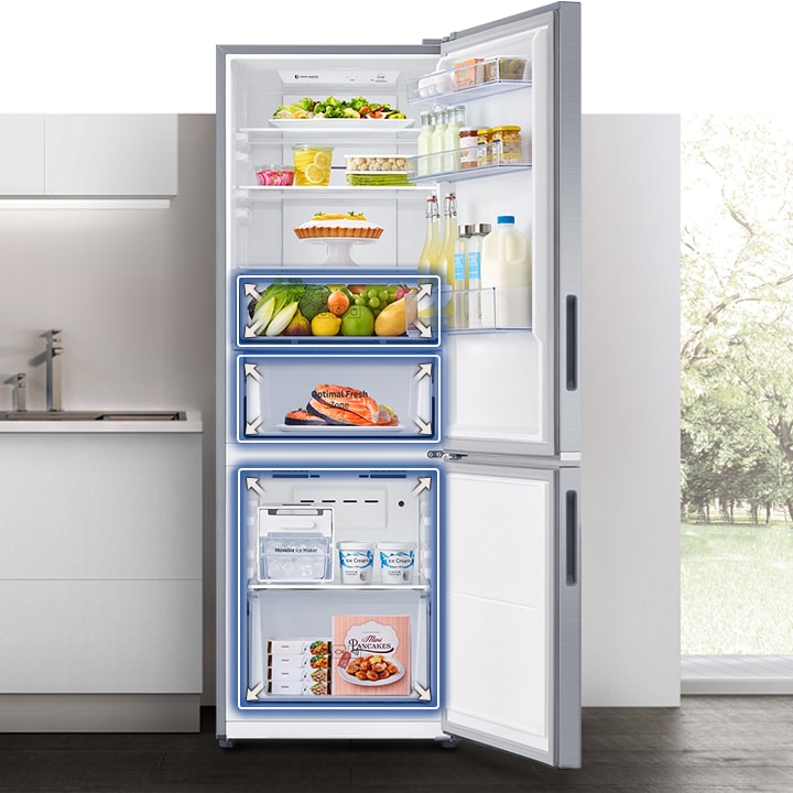 Samsung Bottom Mount Freezer Fridge (290L, RB30N4050S8/SS) Price