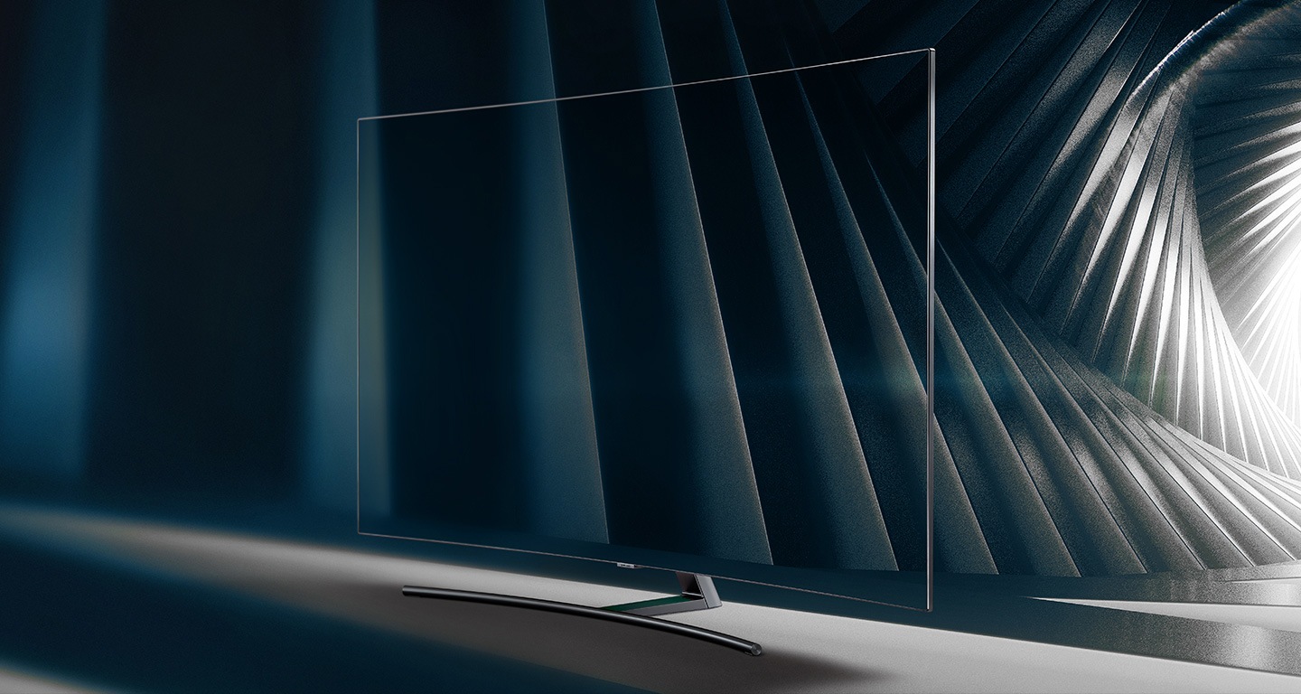 Samsung 55 Class Q8C Curved QLED 4K TV 3D model download