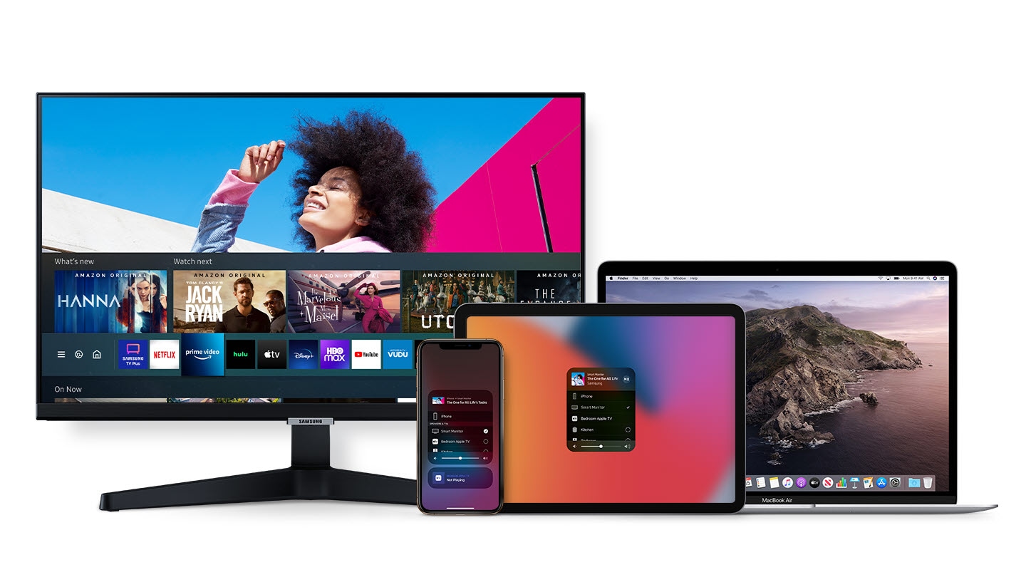 Connect to the world†s first AirPlay2-enabled monitor