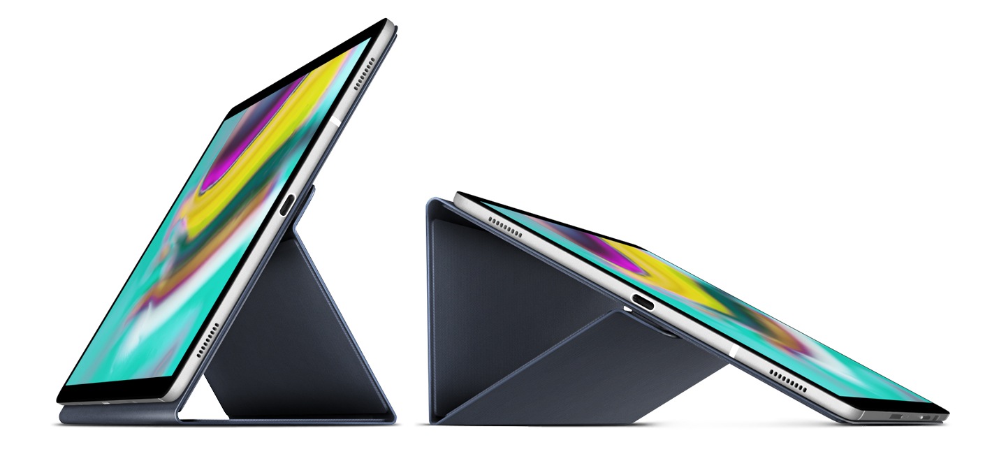 Samsung Galaxy Tab S5e Book Cover with dual viewing angle