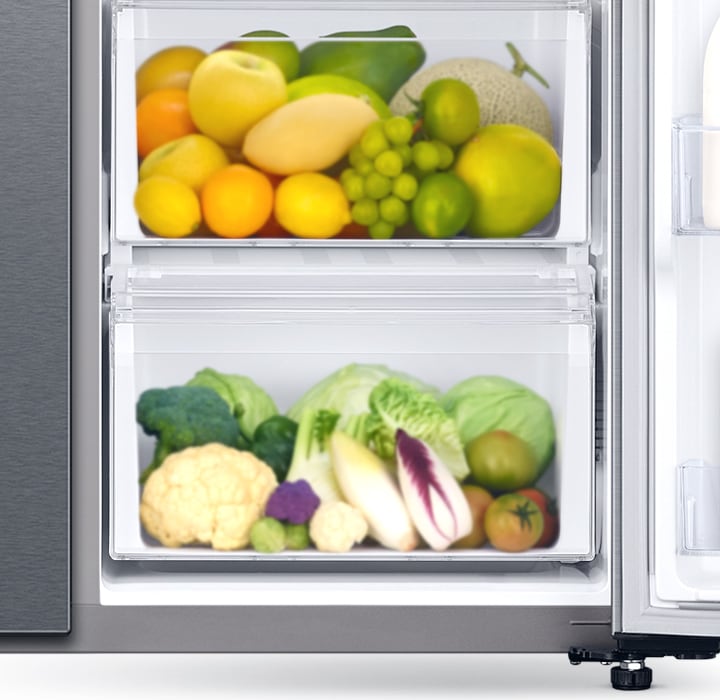 Samsung Side by Side Refrigerator with Vege Box