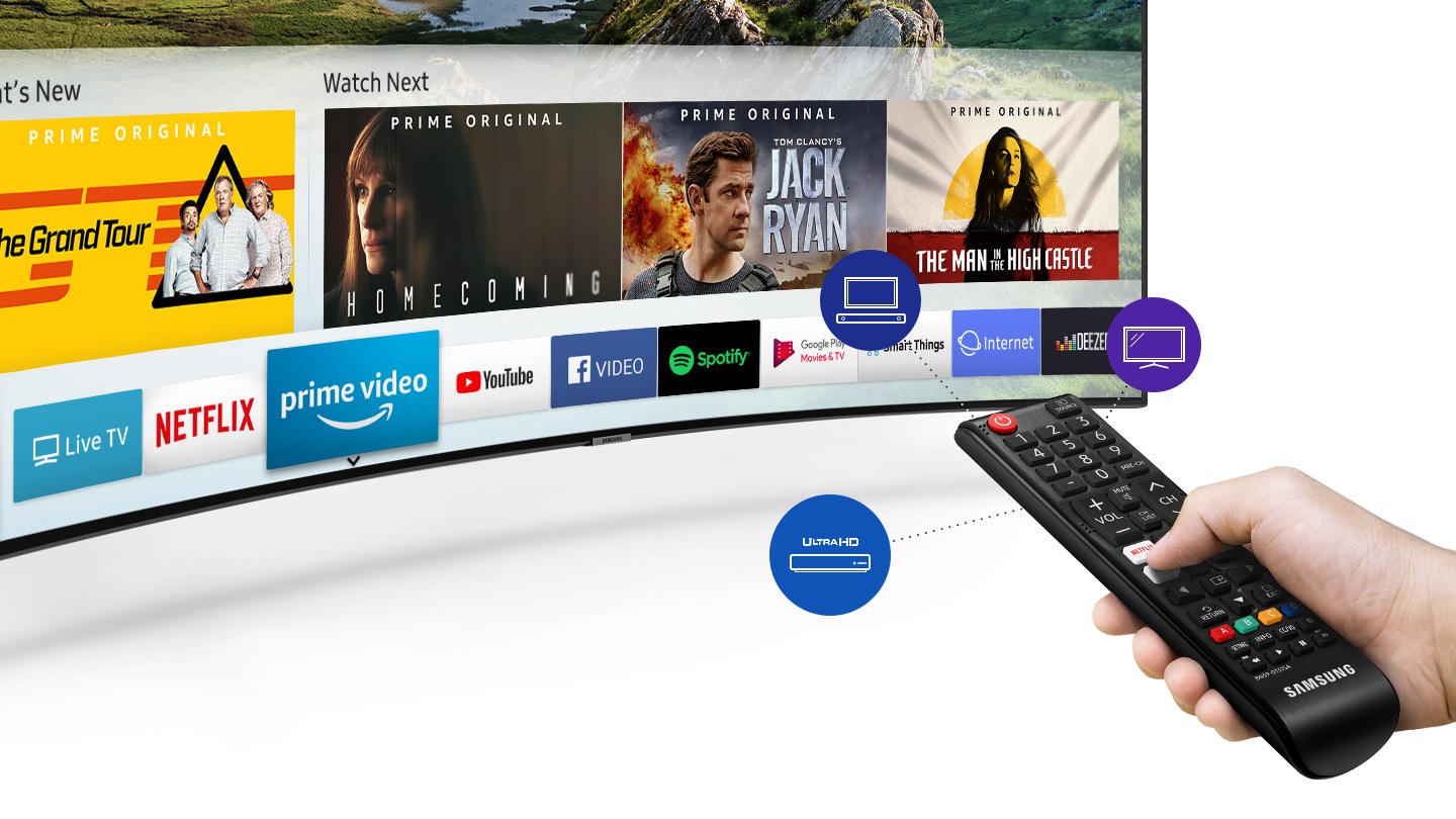 One Remote Experience with Samsung Smart TV (RU7300)