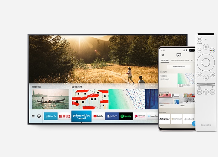 Samsung Frame Smart TV with One Remote Control