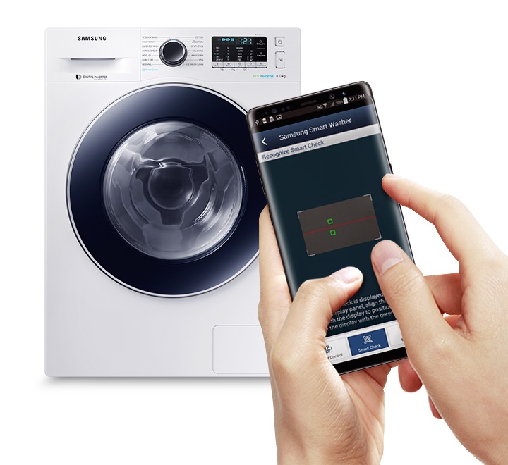 Samsung Front Load Washing Machine Price (8Kg, 4 Ticks, WW80J54E0BW/SP)