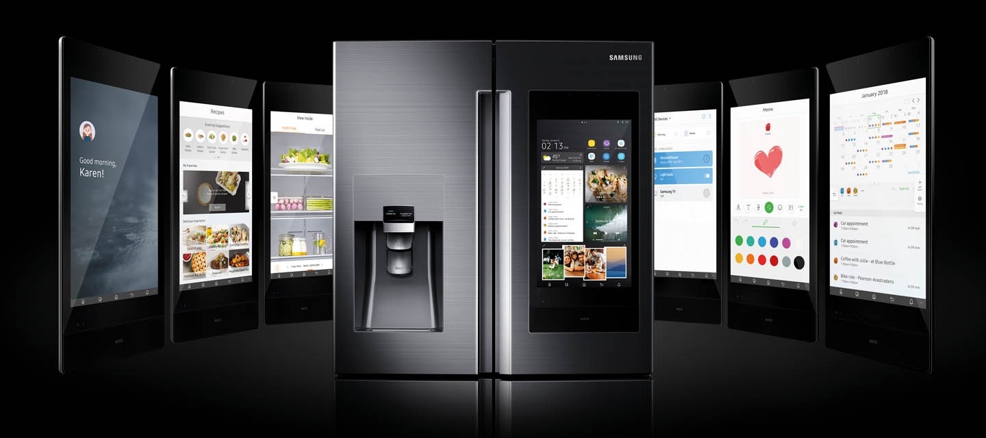 Family Hub Smart Fridge 550l Black Specs And Price Samsung Sg