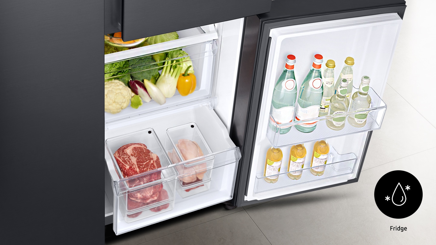 Samsung 3 Door Side by Side Refrigerator with FlexZone