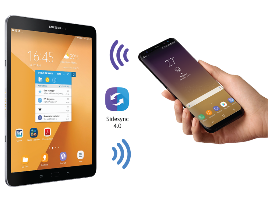 Example of drawing done with S Pen on the Galaxy Tab S3 and saved to Samsung Notes