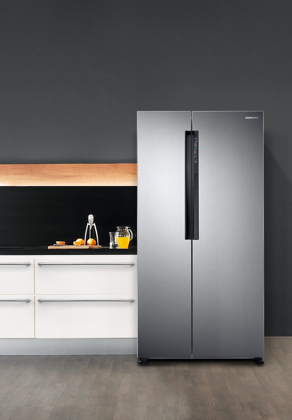 Samsung Side by Side Refrigerator (620L, 2 Ticks, RS62K60A7SL/SS) Price