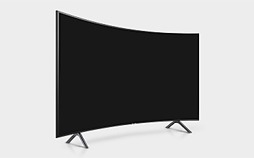 Samsung Curved TV (RU7300) with Slim Design