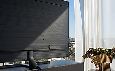 Samsung Premium UHD 4K Smart TV NU8000 Series 8 - clean cable solution