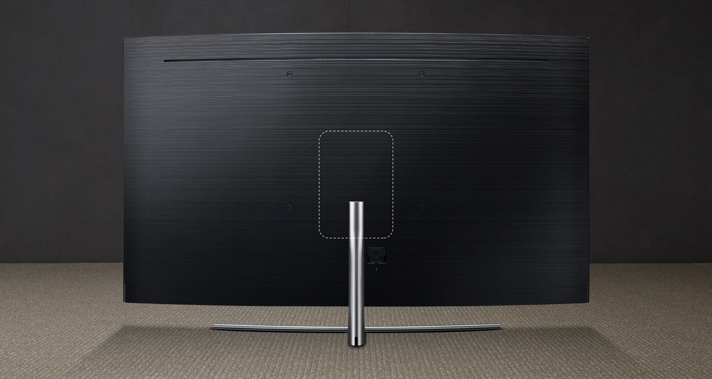 Samsung QLED Q8C Curved 4K Smart TV - One Mount Solution
