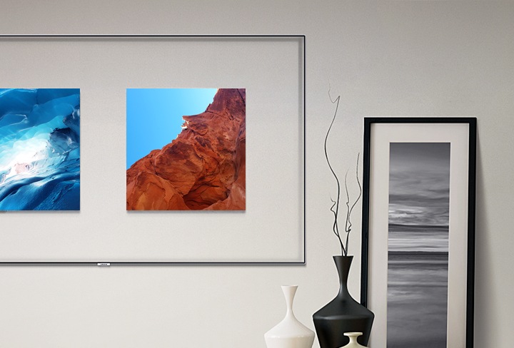 Samsung QLED TV Q6F 2018 screen display