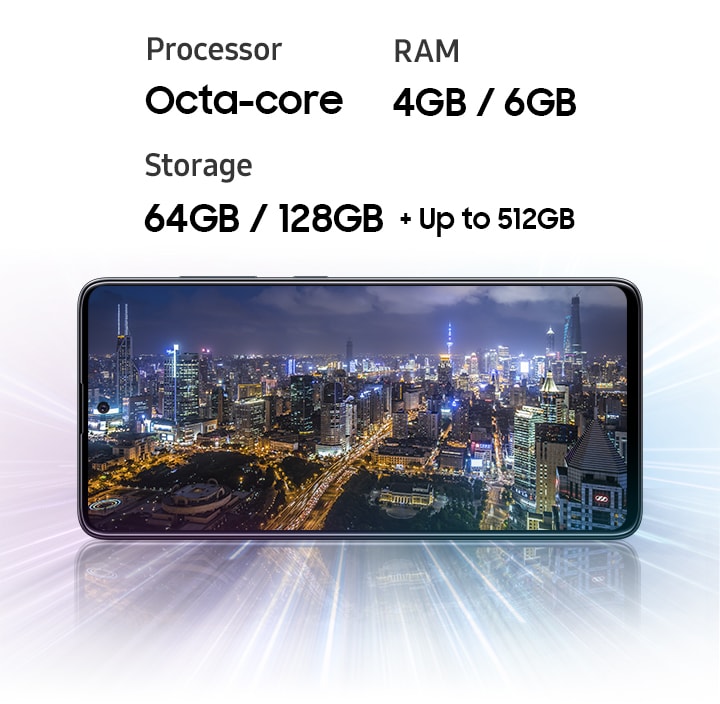 samsung a50 internal storage