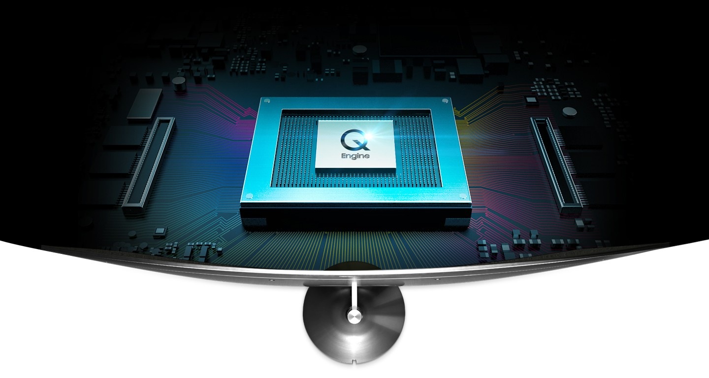 Samsung QLED TV Q6F 2018 Q Engine The powerful engine behind the spectacular picture