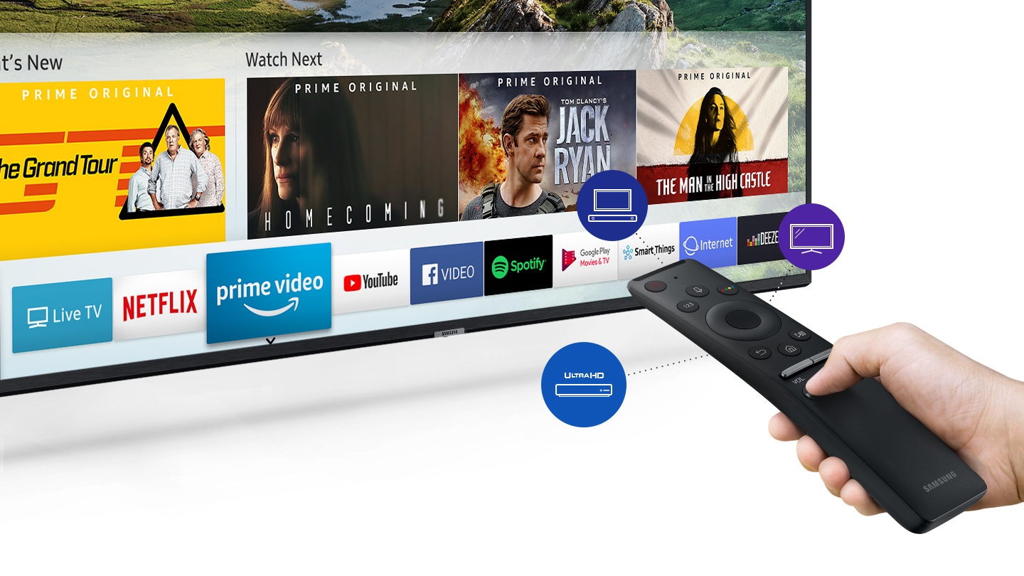 One Remote Experience with Samsung Smart TV 