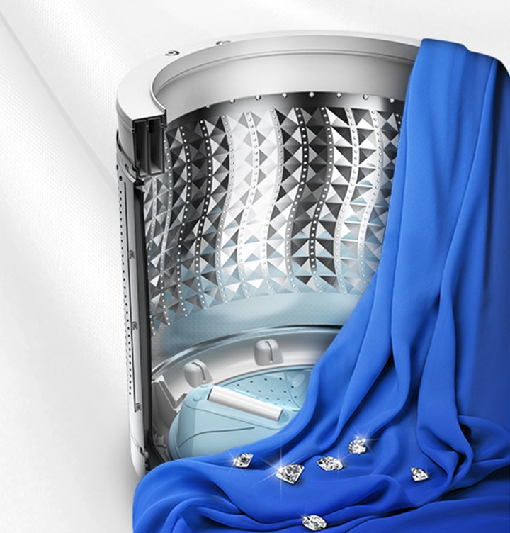 Samsung top load washing machine with Diamond Drum