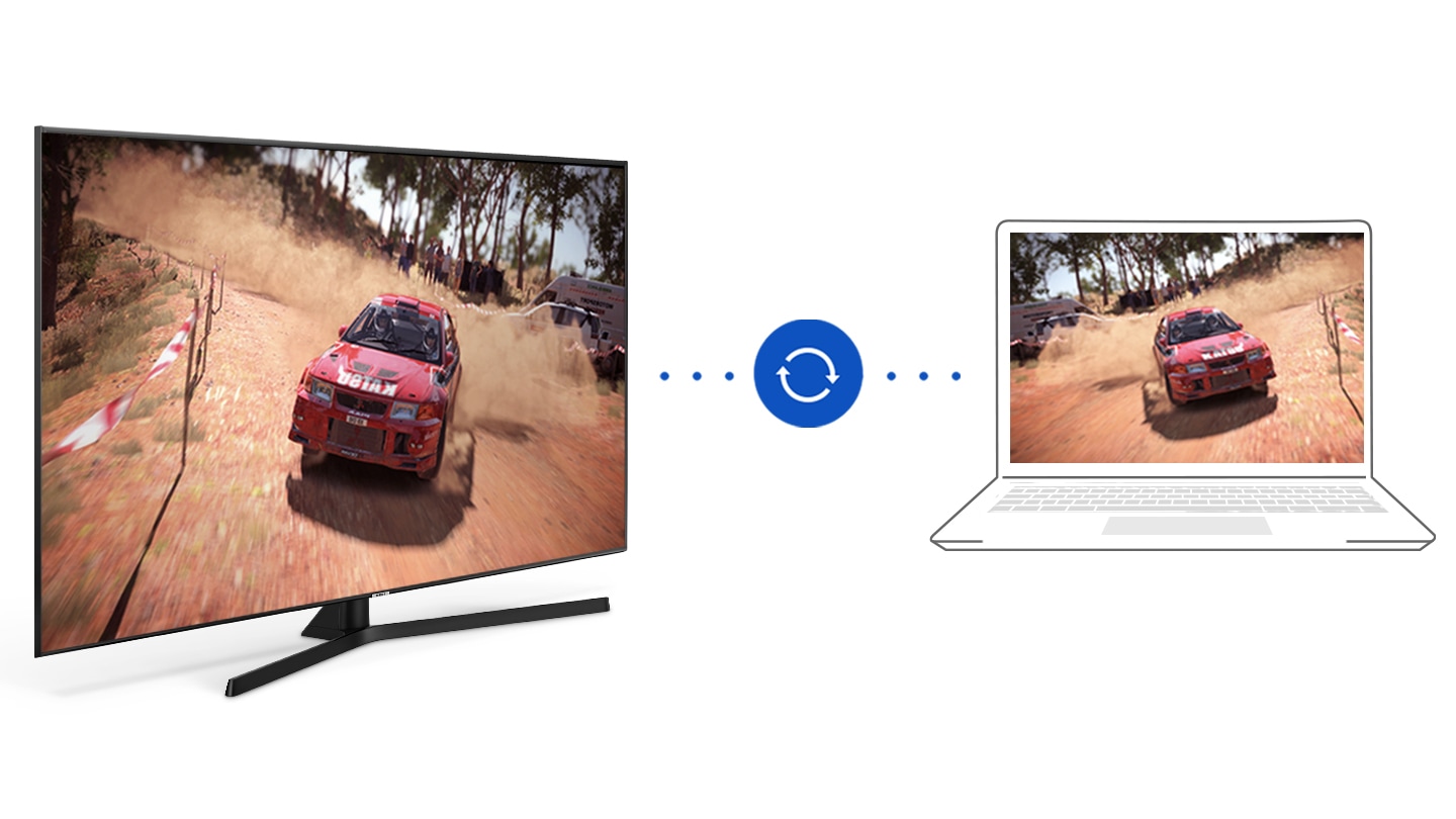 Samsung UHD 4K Smart TV NU7400 Series 7 - high speed PC games on the TV via Steam Link