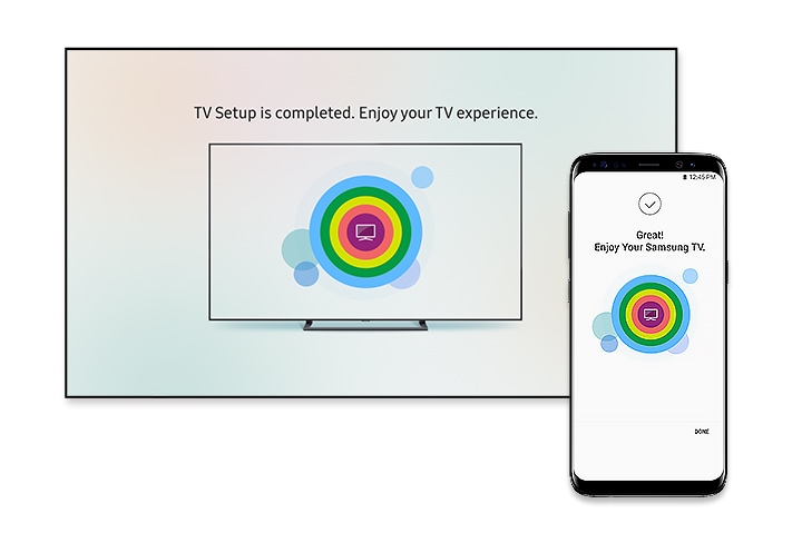 Samsung UHD 4K Smart TV NU7103 - Setup with Your Mobile