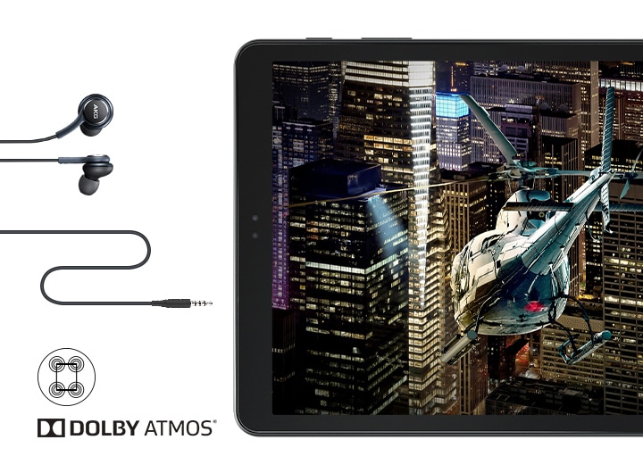 samsung galaxy tab a 10.5” Dolby 3D sound