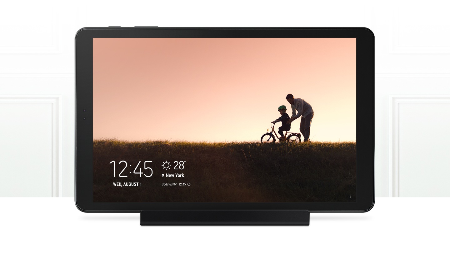 samsung galaxy tab a 10.5” daily board display