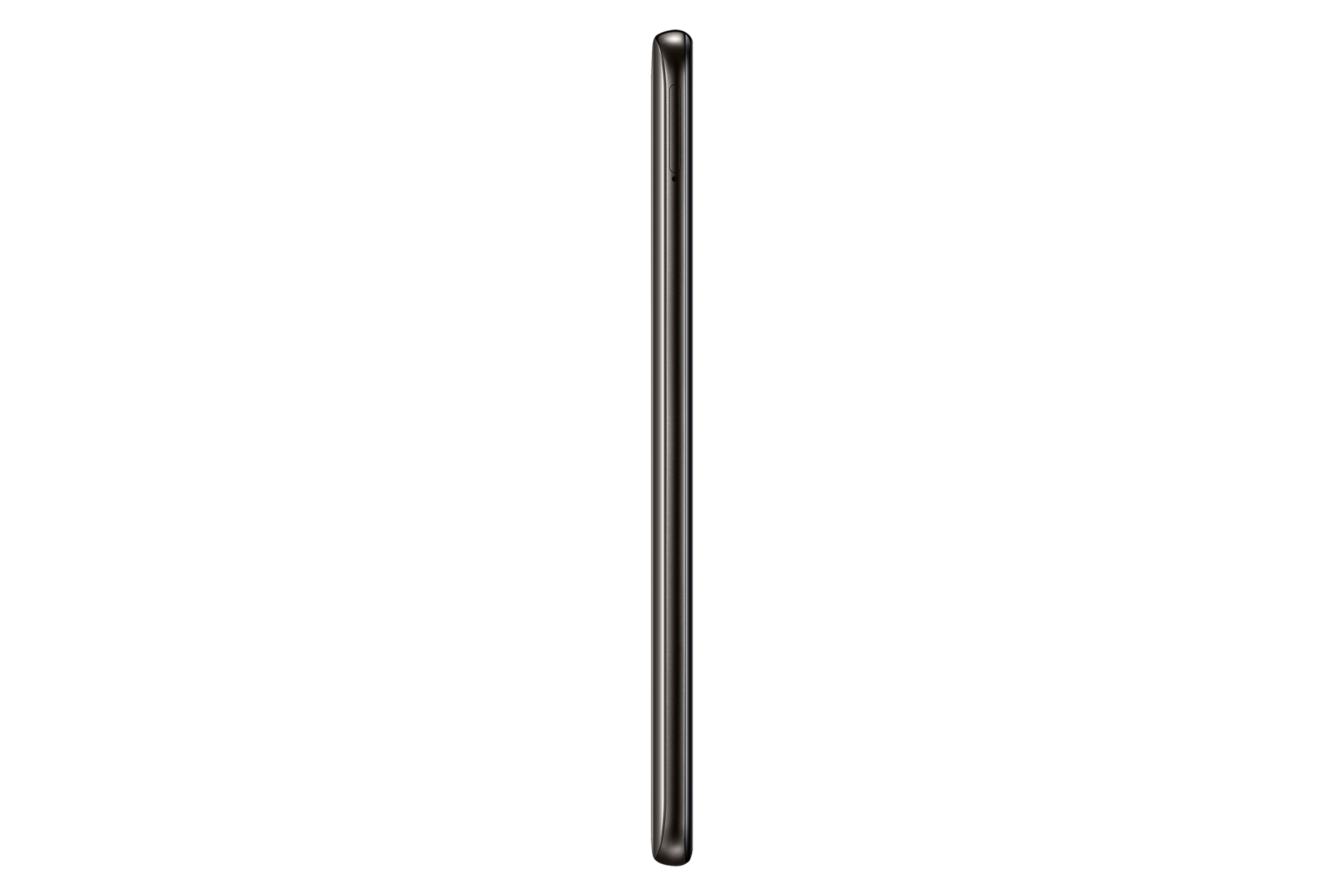 Samsung a20 design, the slender 7.8 mm body feels like it's made for your hand. The black glossy plastic finish stands out all on its own.