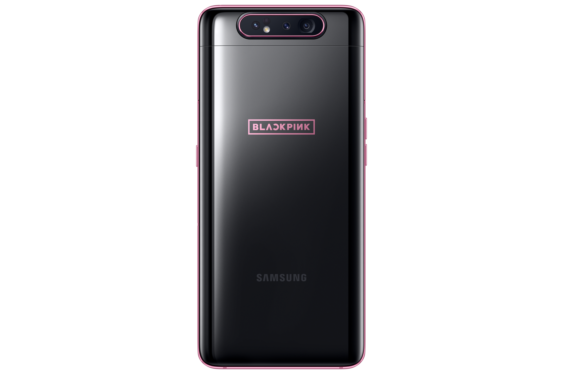 Samsung Galaxy A80 BLACKPINK Back View