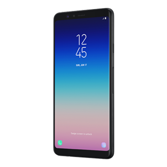 Samsung Galaxy A8 Star feature black
