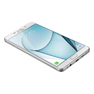 white Samsung a9, sm-a910fzwdxsp, overview.