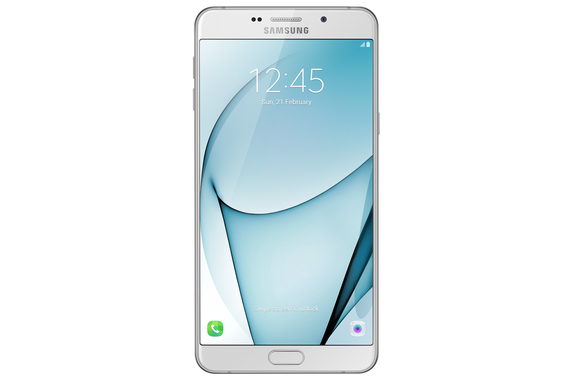 Samsung a9 pro, SM-A910FZWDXSP, front view.