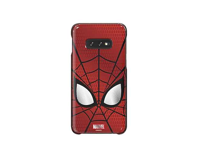 Galaxy S10e Spider Man front red