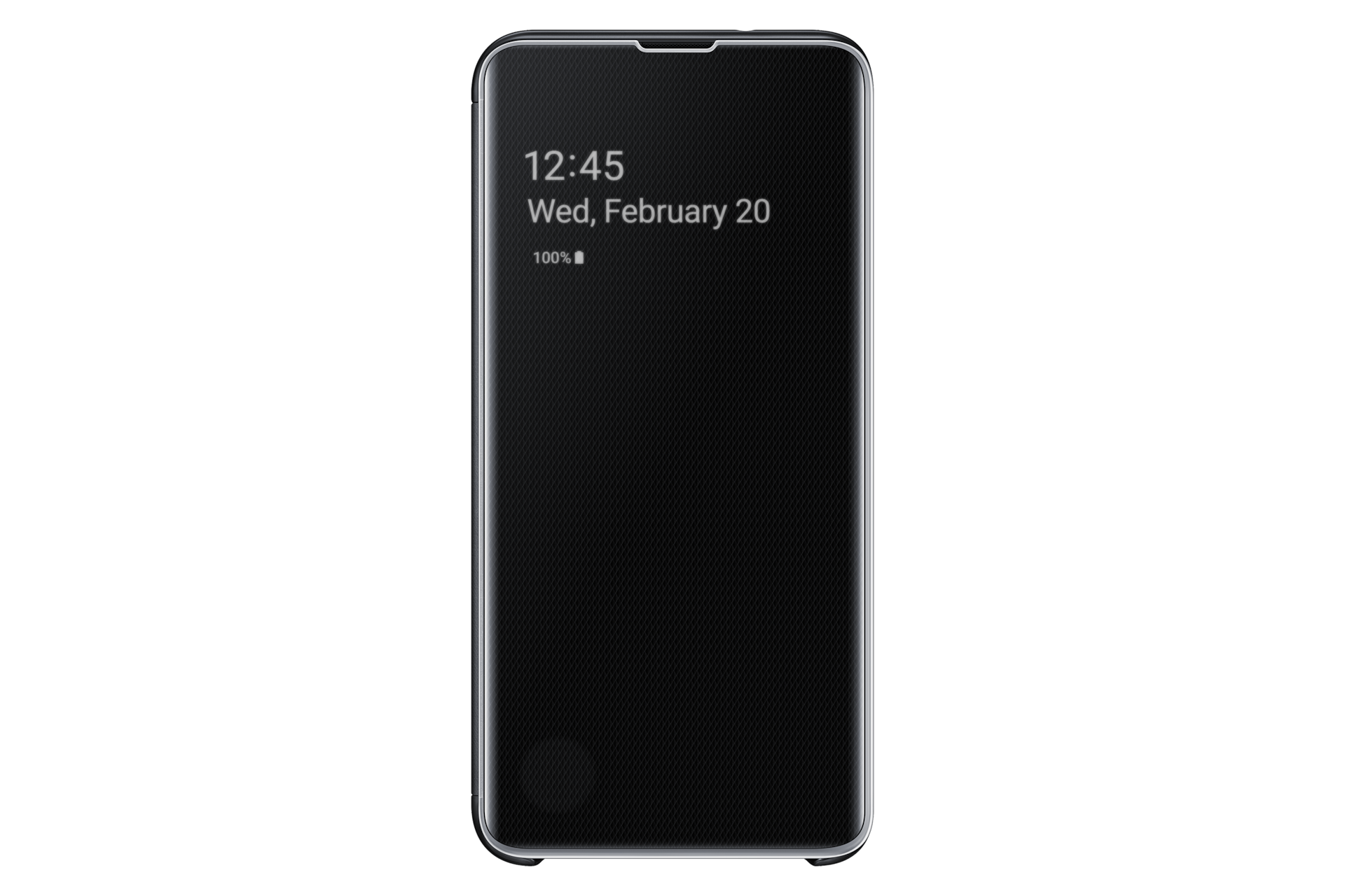 Galaxy S10e Clear View front black