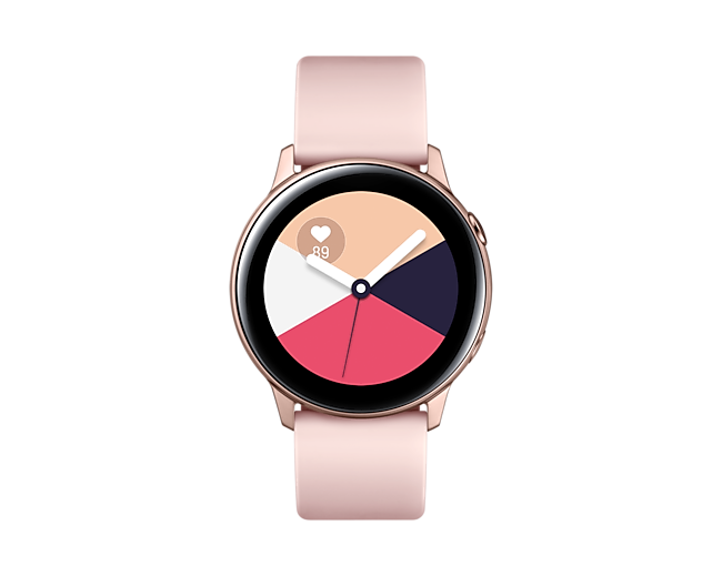 Galaxy Watch Active front gold