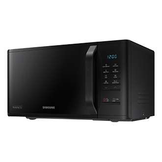 [Gét S~ámsú~ñg MG~23K3513ÁK/S~Pñów~. Cérá~míc Í~ñsíd~é™, 23L, Gr~íll M~ícró~wávé~ Óvéñ~ íñ bl~áck s~ééñ f~róm r~íght~ pérs~péct~ívé v~íéw]