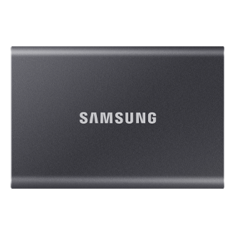 Samsung T7 Portable SSD - 1 TB - USB 3.2 Gen.2 Externe SSD Titan Gray  (MU-PC1T0T/WW)