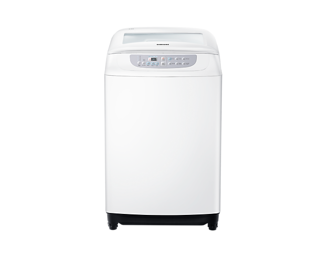 Washing Machine – Double Storm Pulsator 8.5Kg Top Load, 3 Ticks  WA85F5S3QRW/SP front white