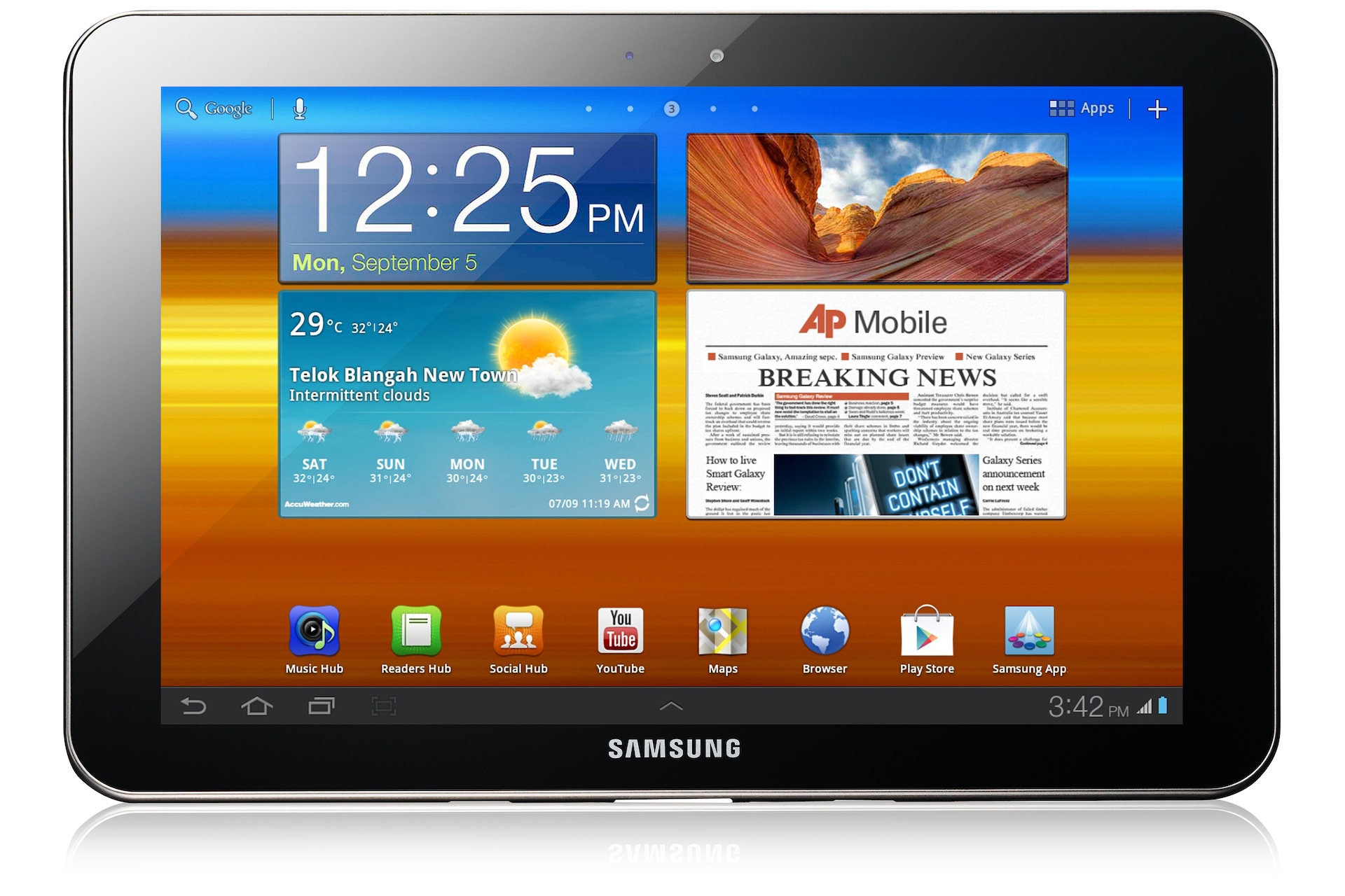 samsung tab 8.9 specs