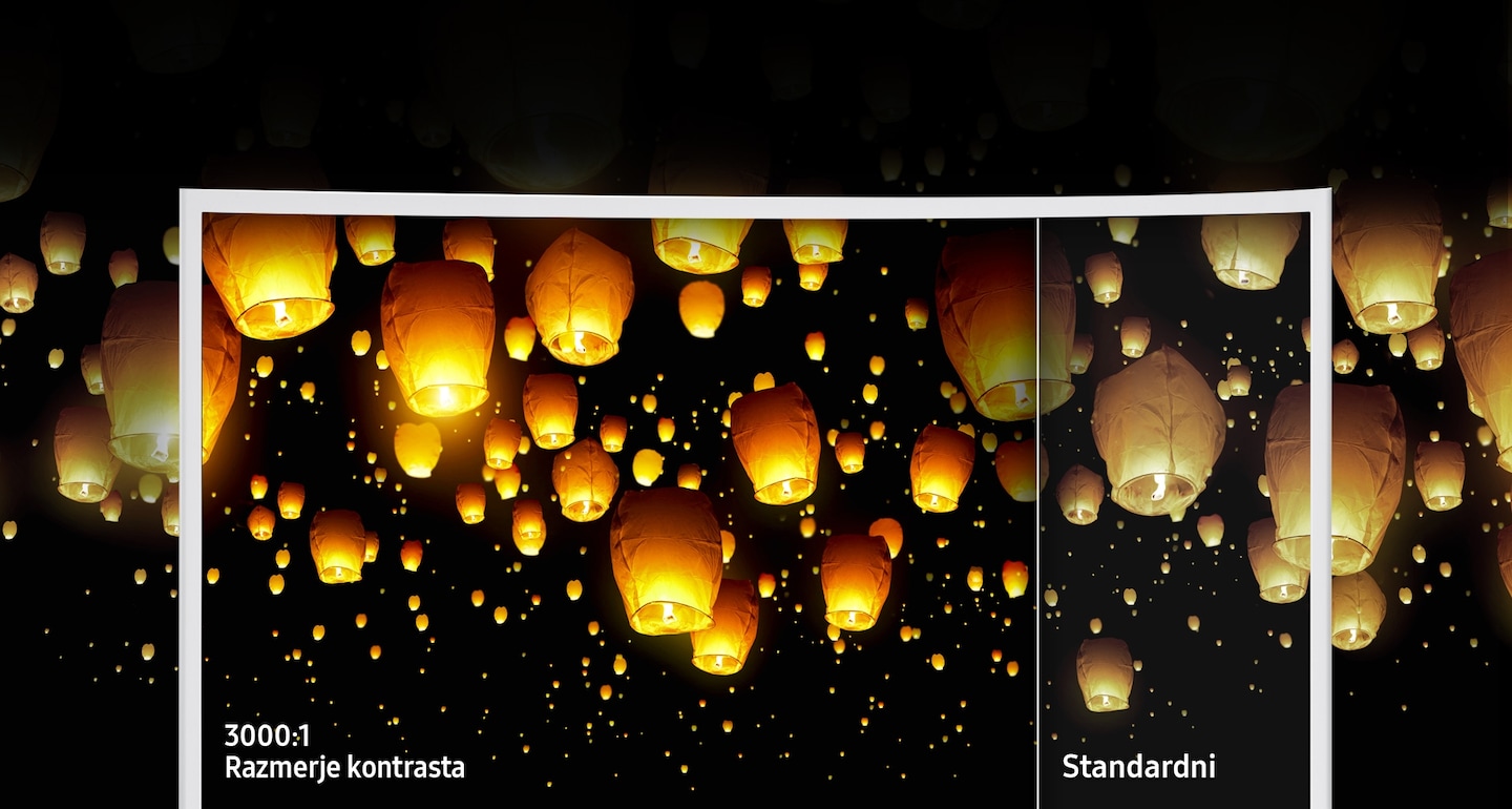 Vrhunska kakovost slik z napredno tehnologijo zaslonov Samsung