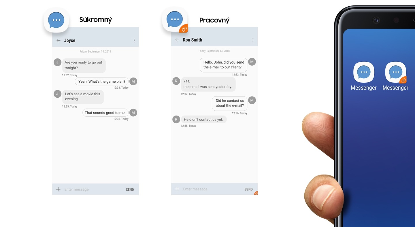 Funkcia Dual Messenger