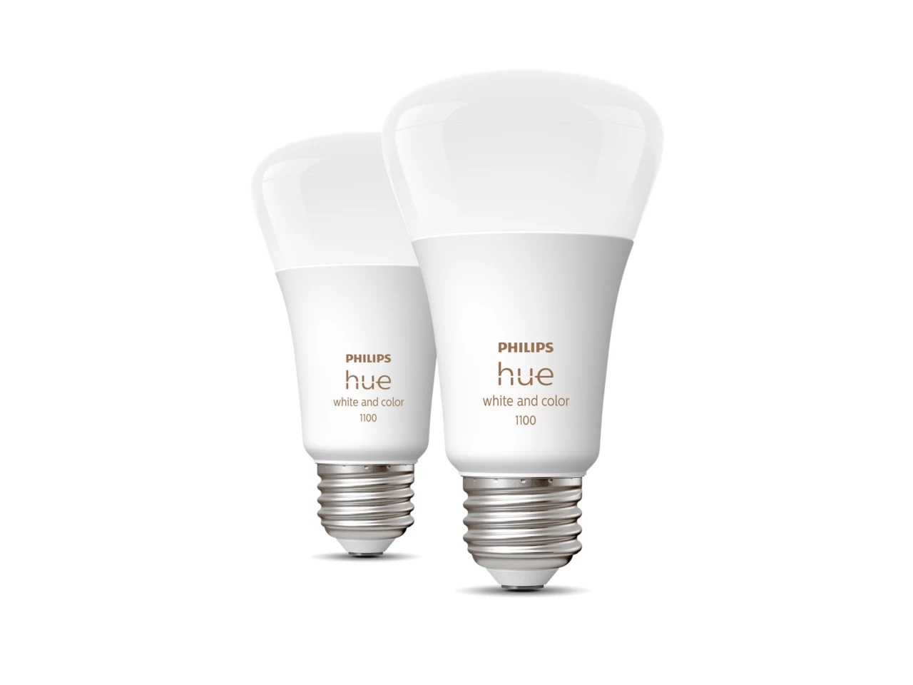 Close up of backside of Hue White and color ambiance A19 - E26 smart bulb - 75 W (2-pack)