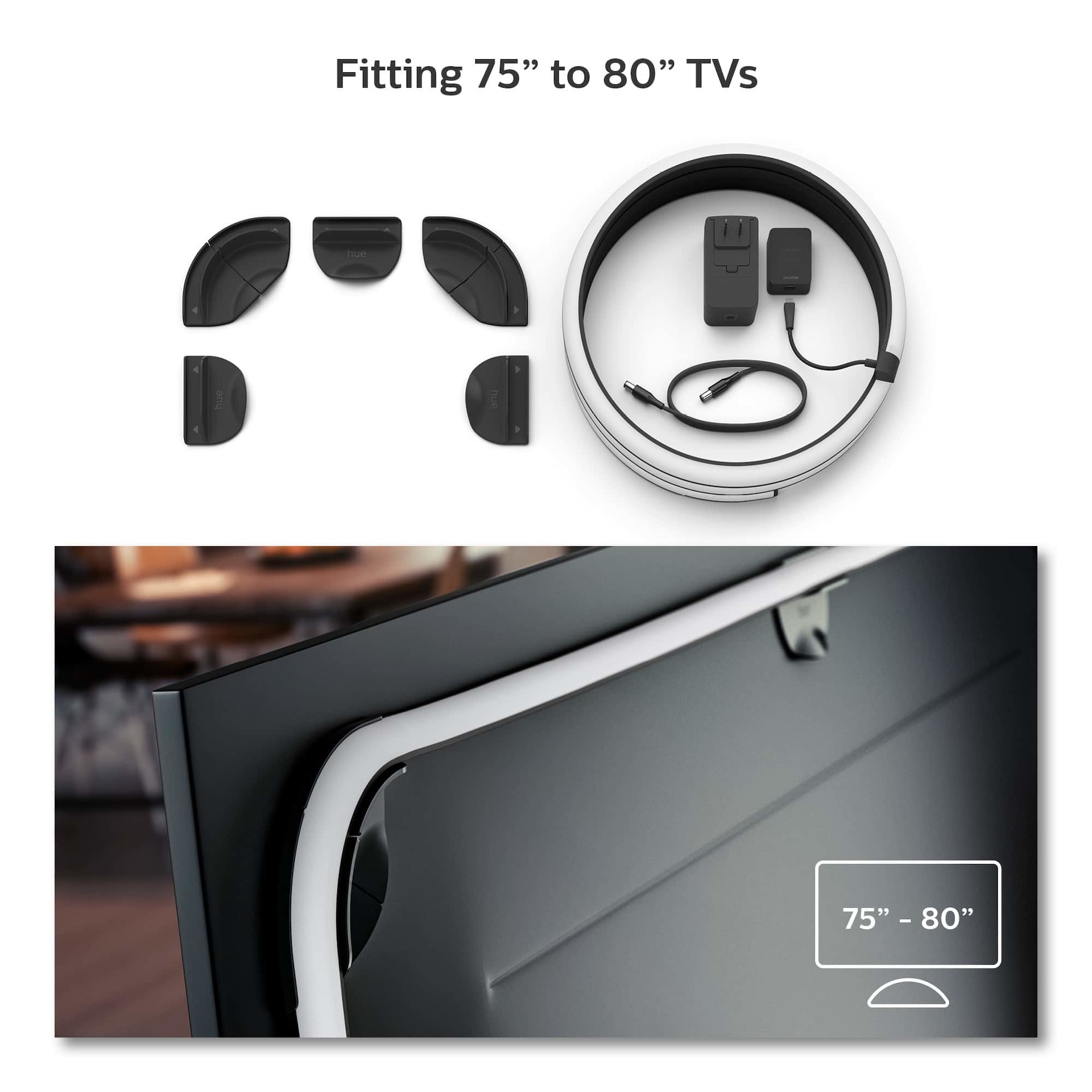 Philips Hue behind the TV LED Kit Fitting 75&quot; to 80&quot; TVs