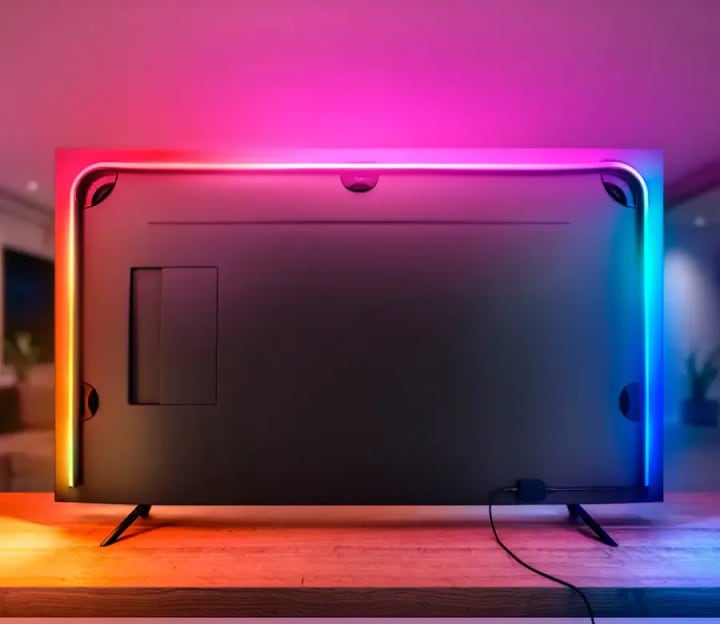 lights displayed in room
