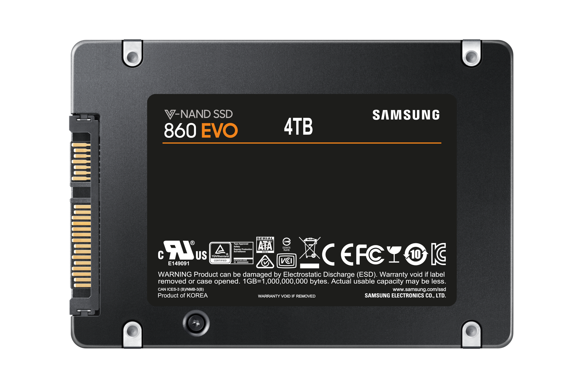 860 EVO SATA lll 2.5" SSD 4TB