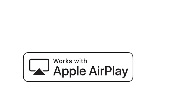 The Serif TV 43 นิ้ว จาก Samsung ที่มาพร้อม AirPlay 2 ทำให้สามารถเล่นภาพยนตร์ รายการทีวี เพลง และภาพถ่ายจาก iPhone, iPad หรือ Mac