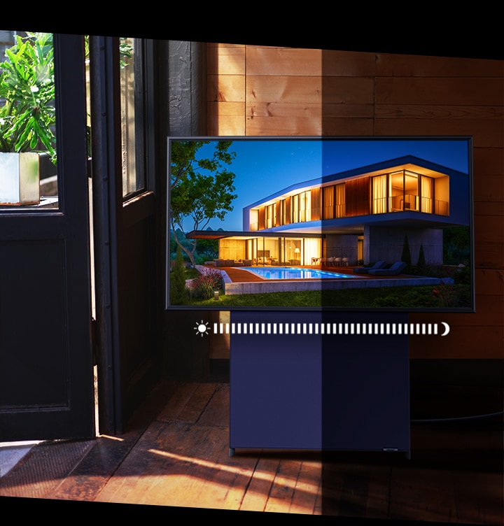 Samsung The Sero 4K Smart TV (2020) ทีวีหมุนได้จากซัมซุงที่สามารถรับชมได้ทั้งกลางวันและกลางคืนด้วย Adaptive Picture ช่วยปรับการตั้งค่าความสว่างและคอนทราสต์ให้อยู่ในระดับที่เหมาะสม