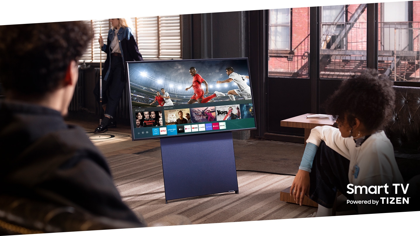 Samsung The Sero 4K Smart TV (2020) ทีวีหมุนได้จากซัมซุงที่ช่วยขยายชีวิตของคุณด้วยการเชื่อมต่อที่ไม่สะดุดกับระบบปฏิบัติการ Tizen